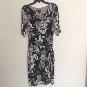 Connected Apparel Floral Midi Dress